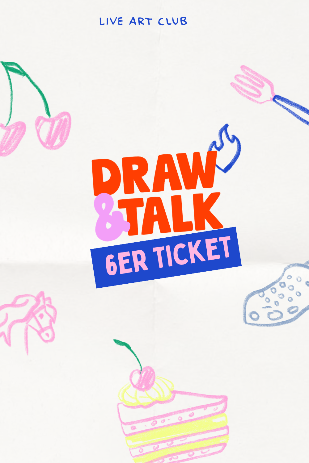 Draw & Talk - Dein Online Atelier | 6er Ticket