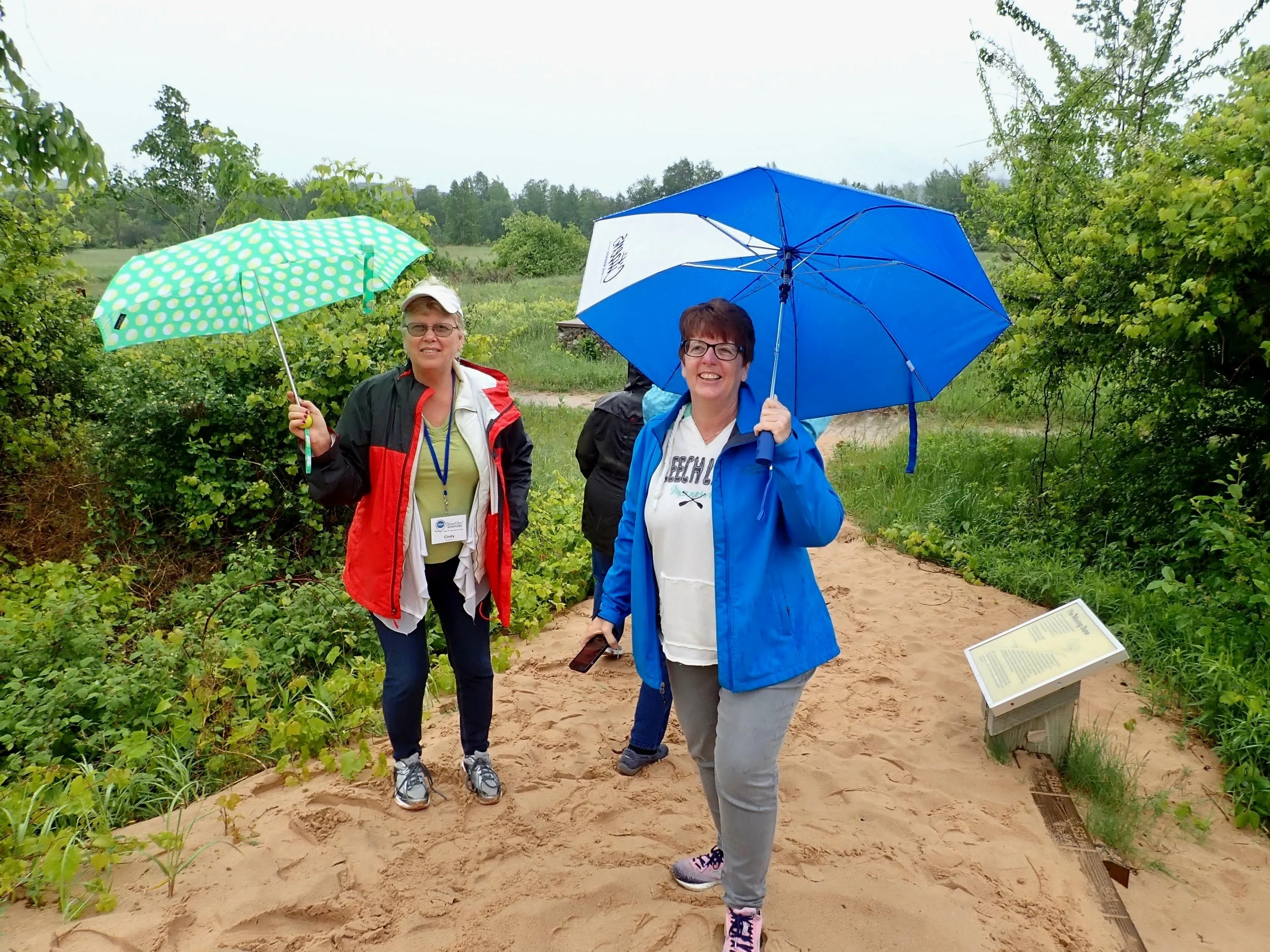 Group, motorcoach tours, rain or shine.