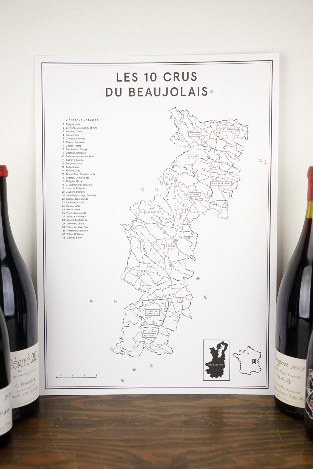 Les 10 Crus du Beaujolais