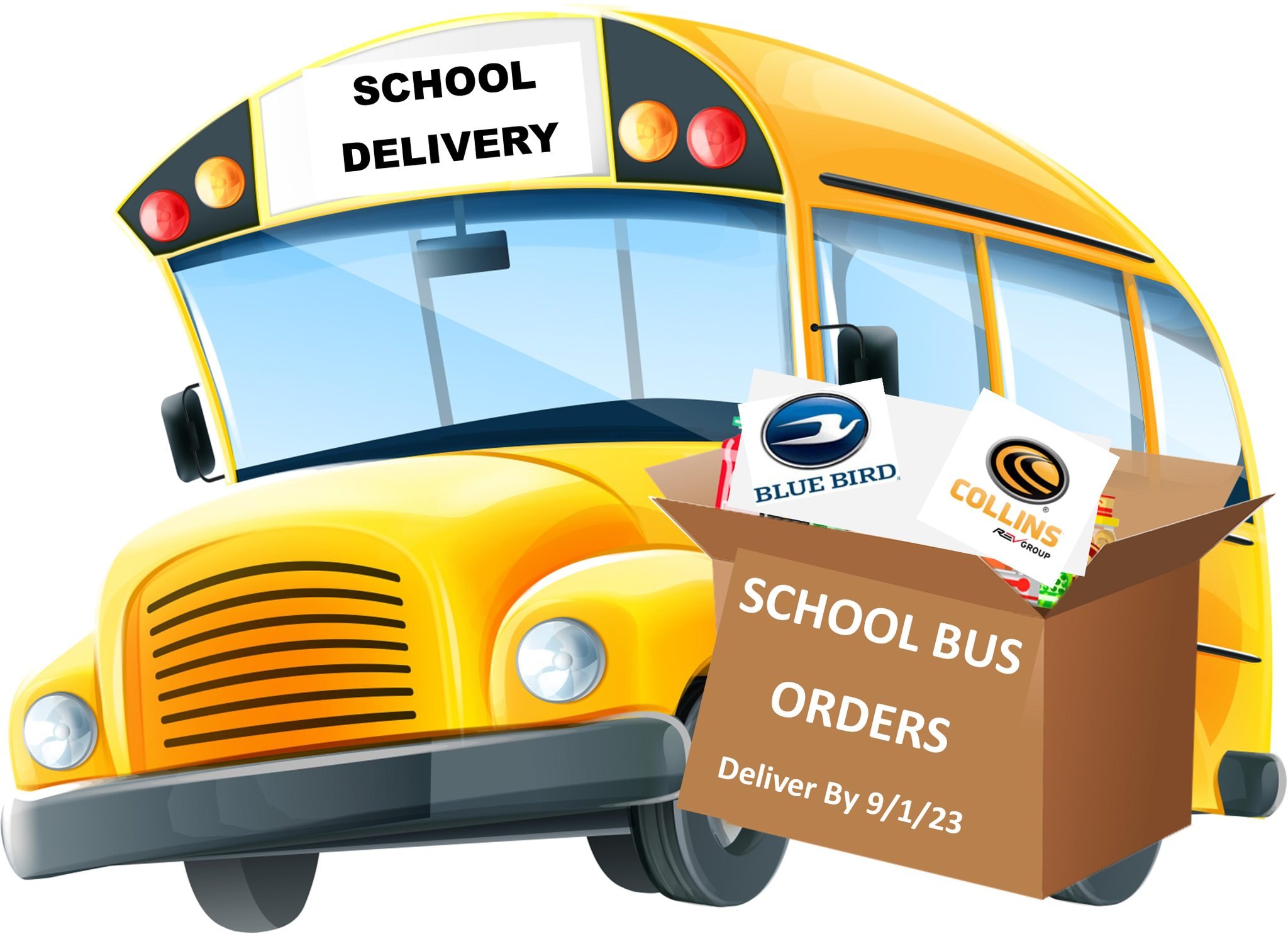 We Have School Buses In Stock!