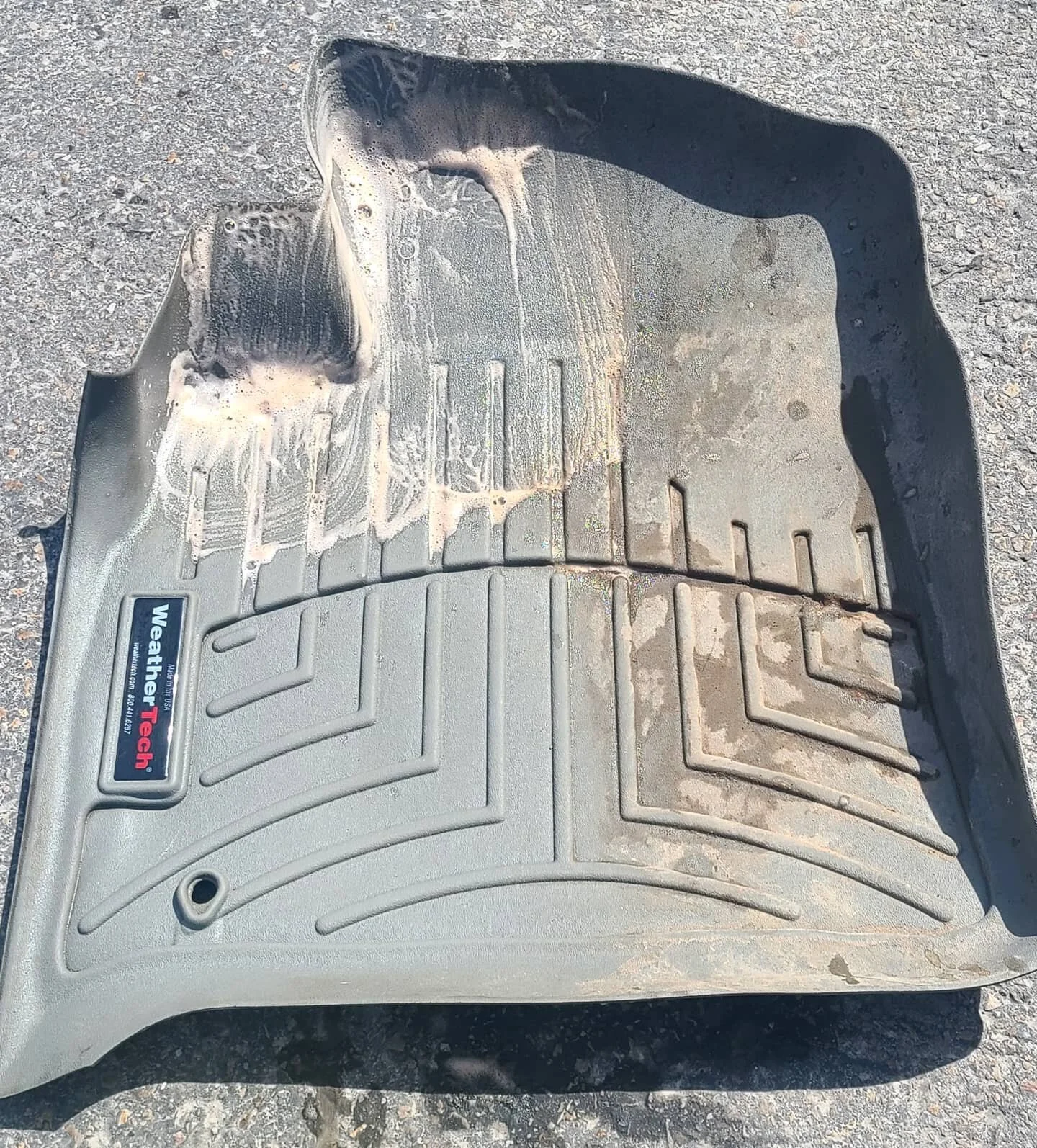 The 4 stages of clean! Super satisfying