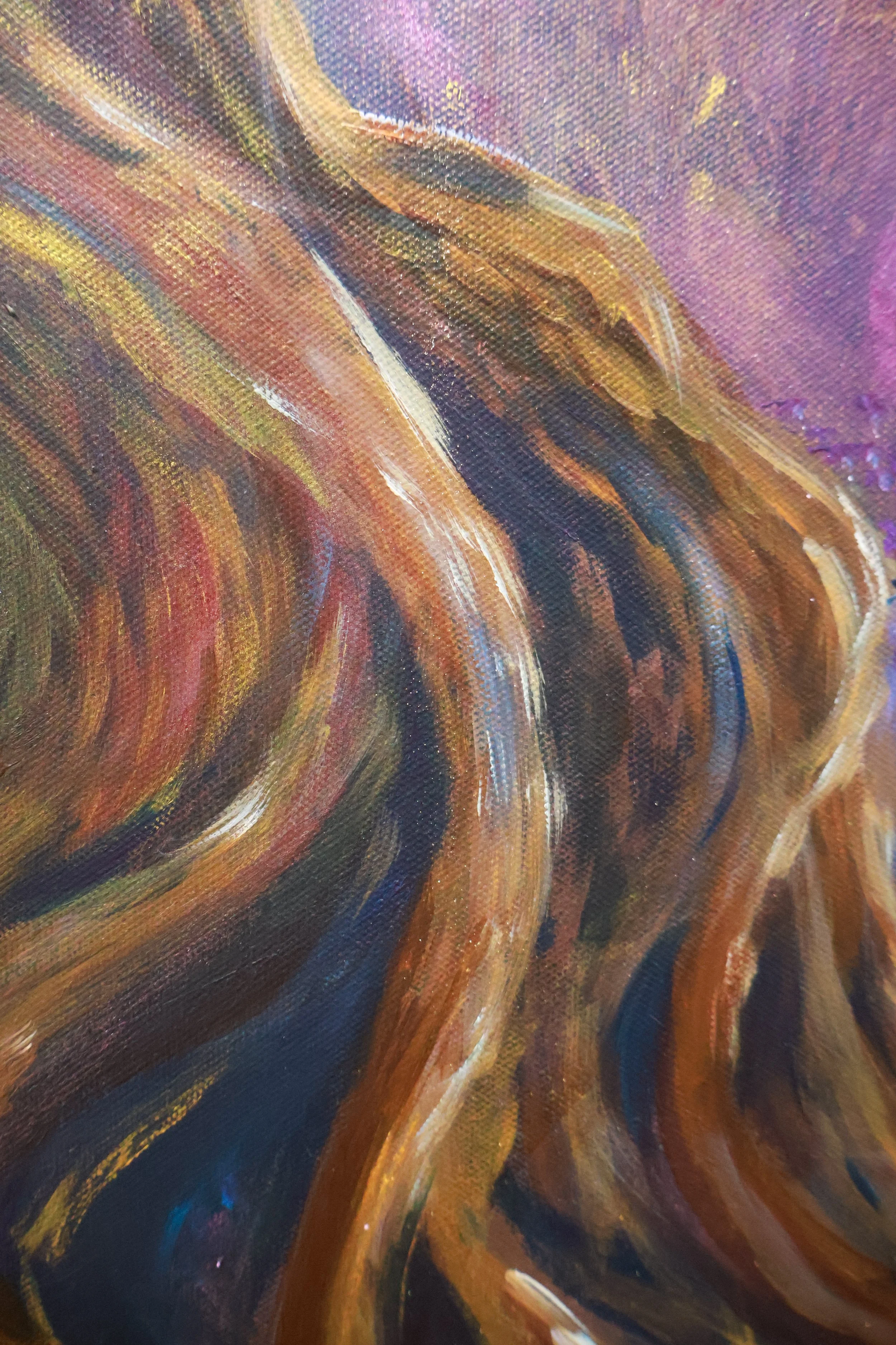 Wurzeln Acrylgemälde - Lisa Brenk