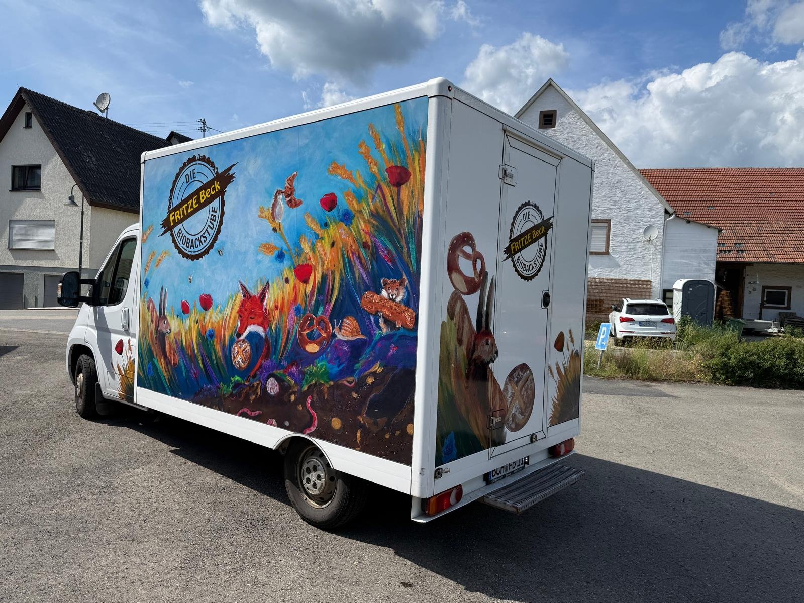 Auto Folieren mit Kunstwerk