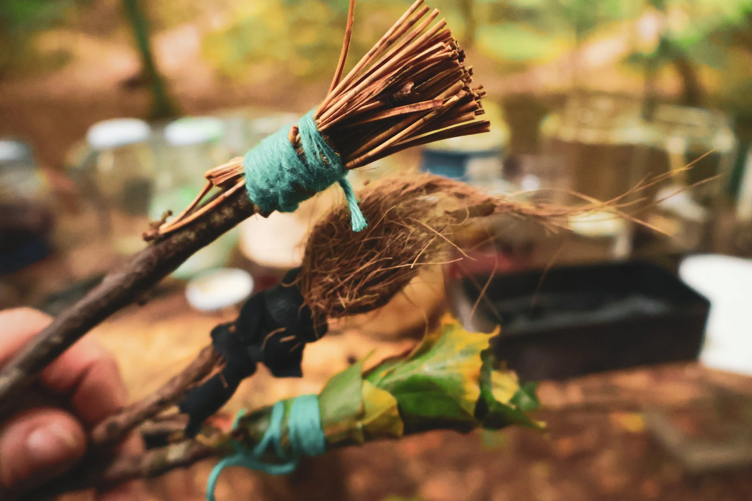 Selbstgemachte Pinsel