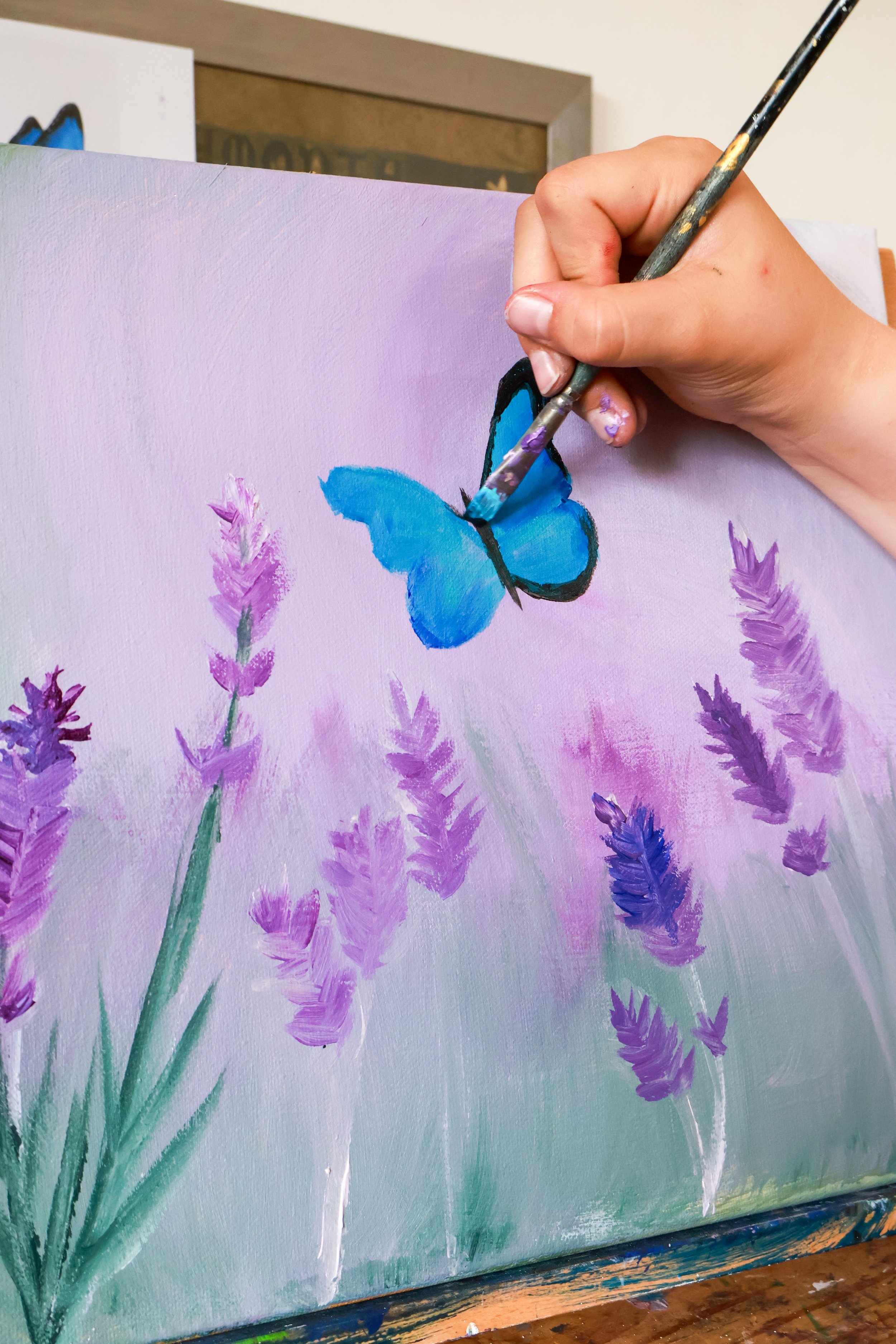 Auch Kinder malen in meinem Atelier