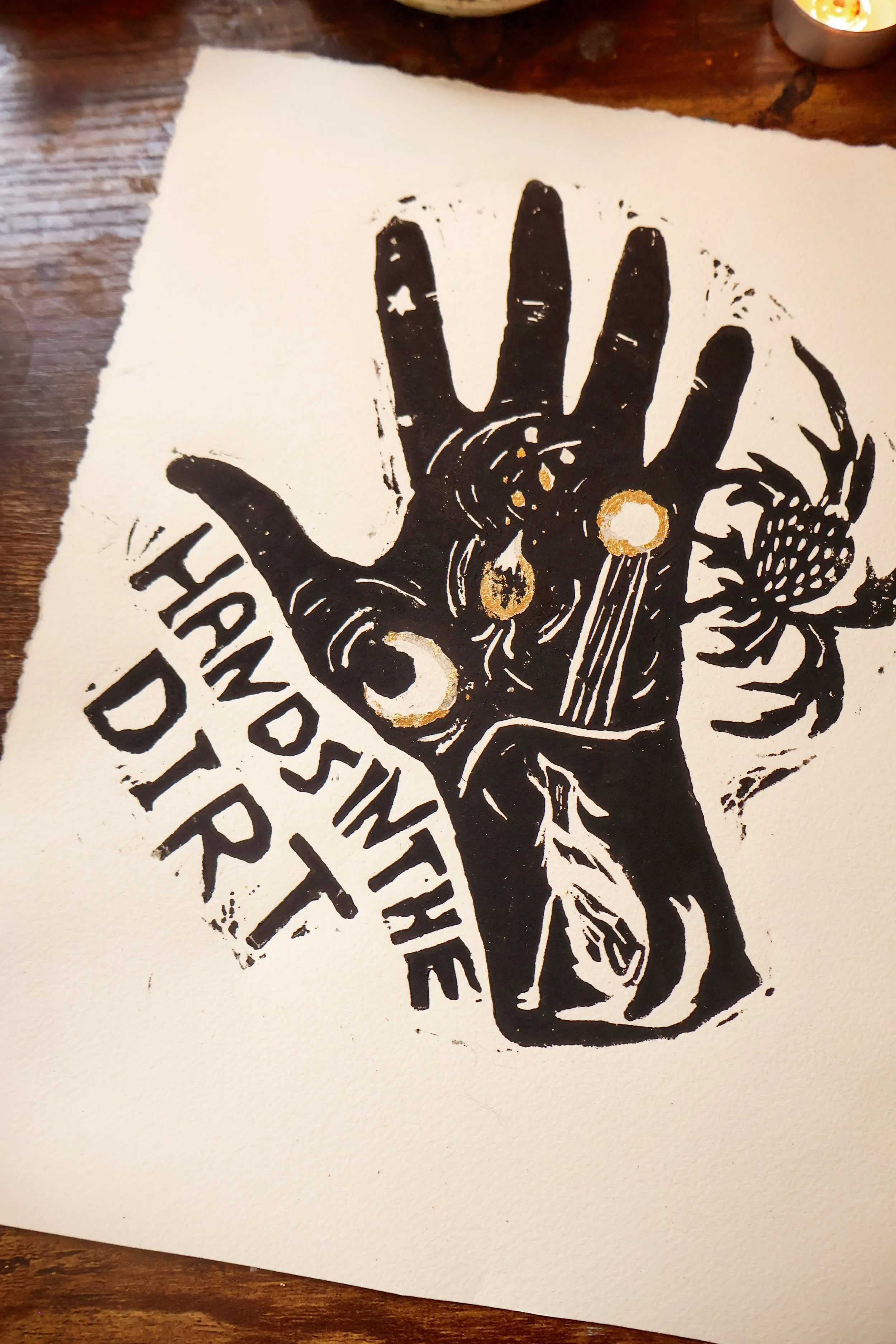 Linolschnitt Idee Motivation