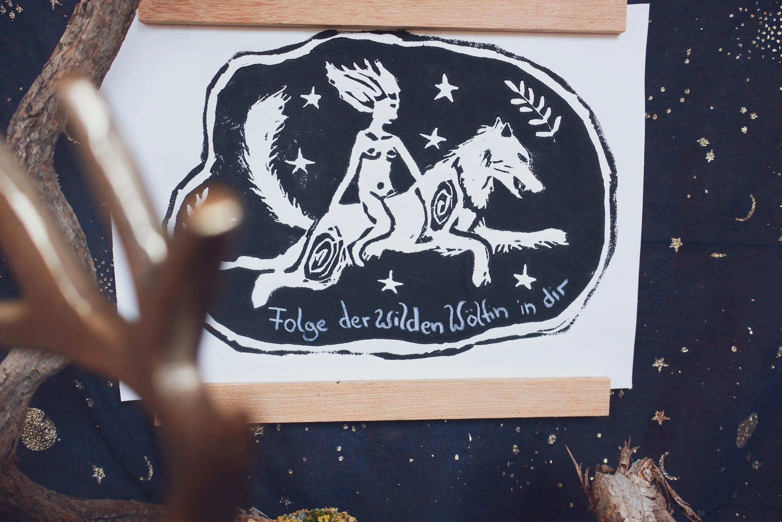 Folge der wilden Wölfin in dir