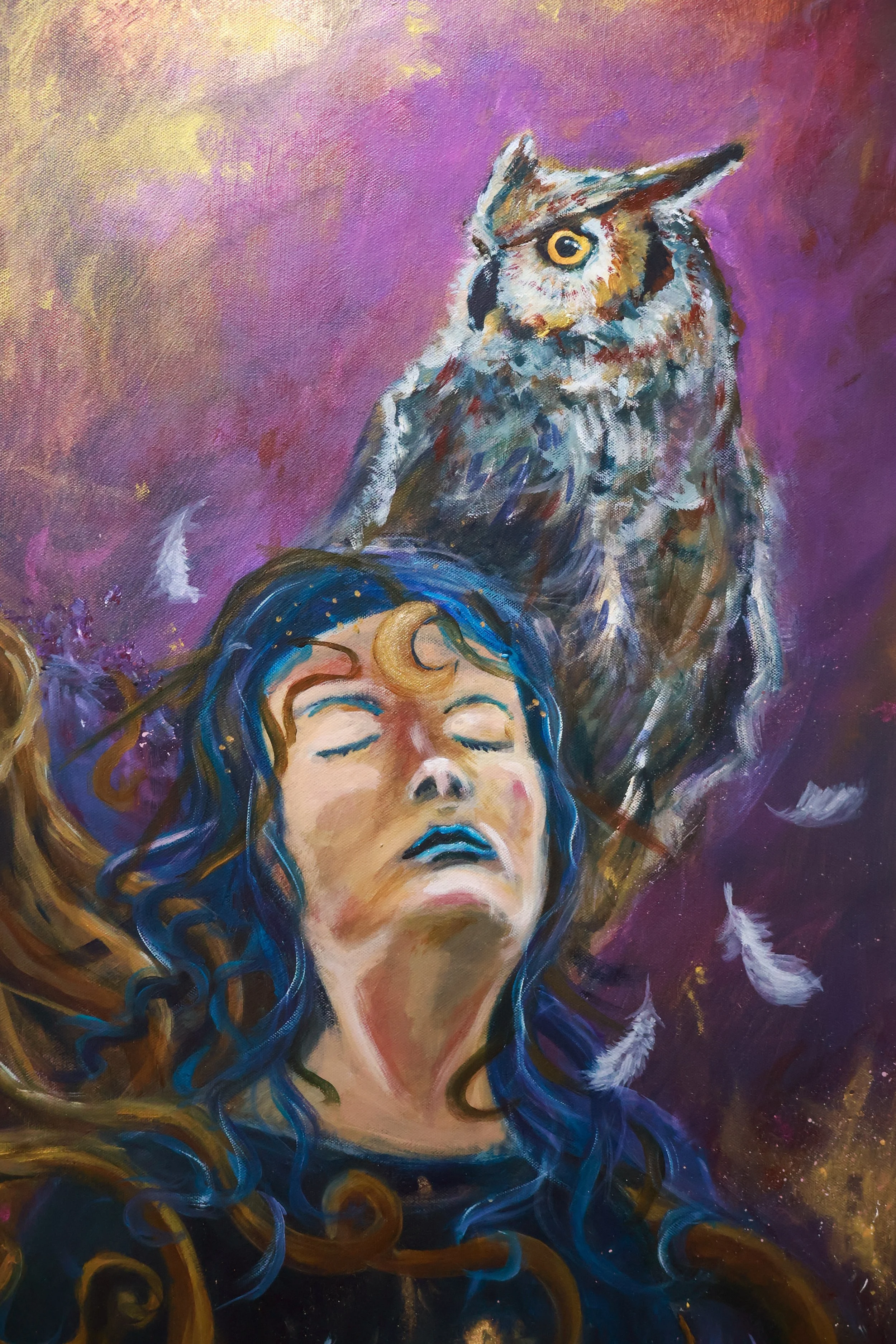 Verwurzelt Bild  Gemalt Kunst