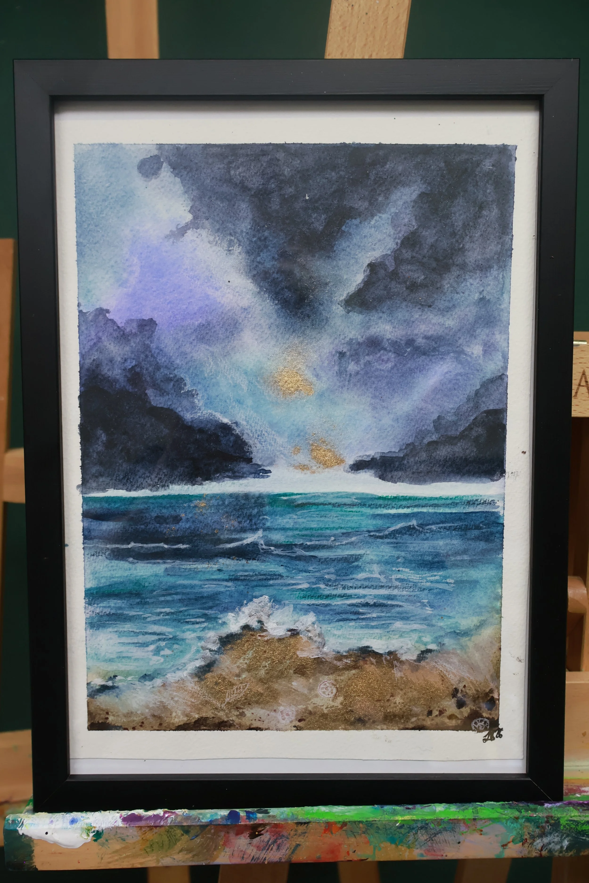Küste Aquarell