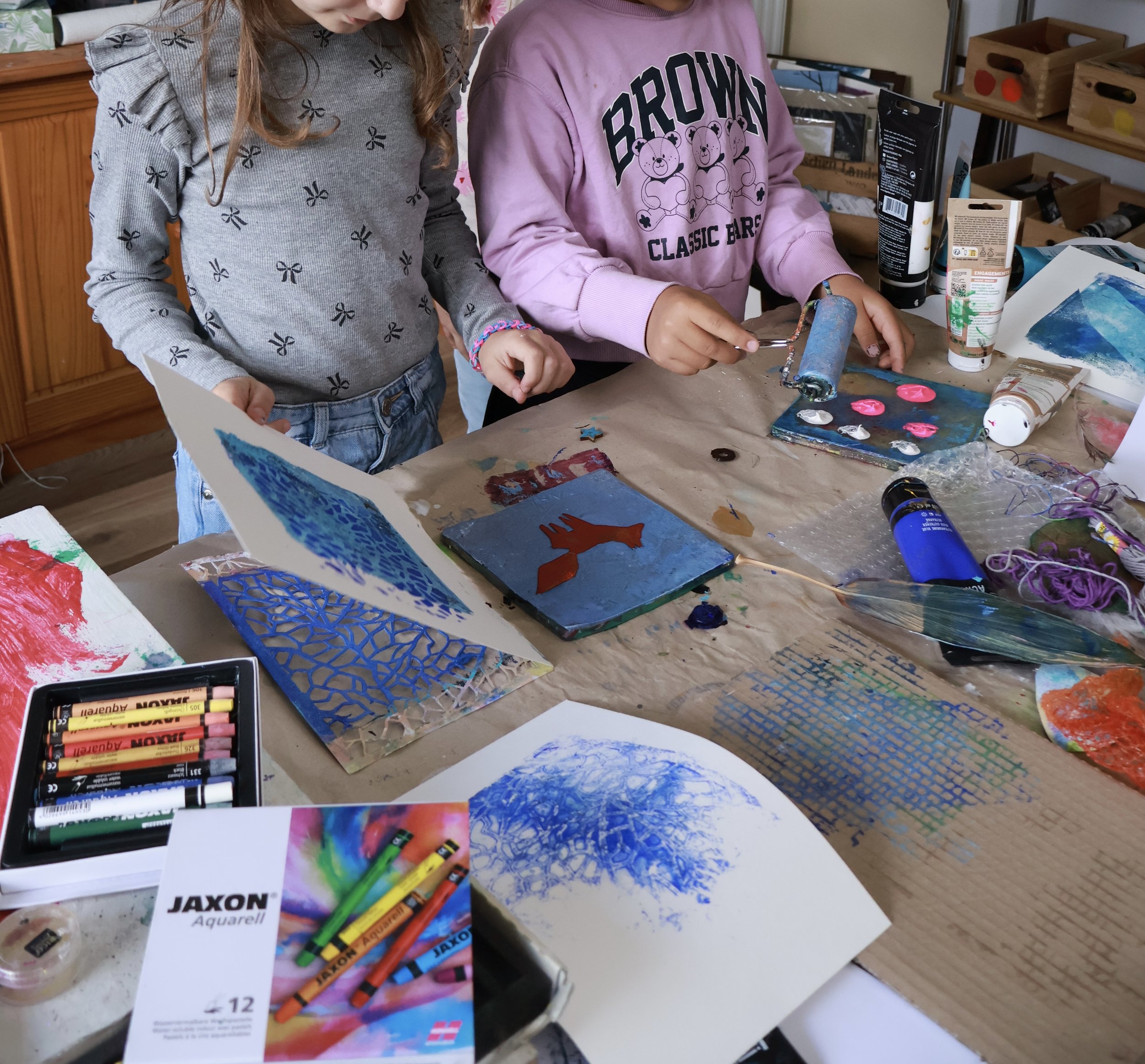 Malen im Atelier Wilde Kunst