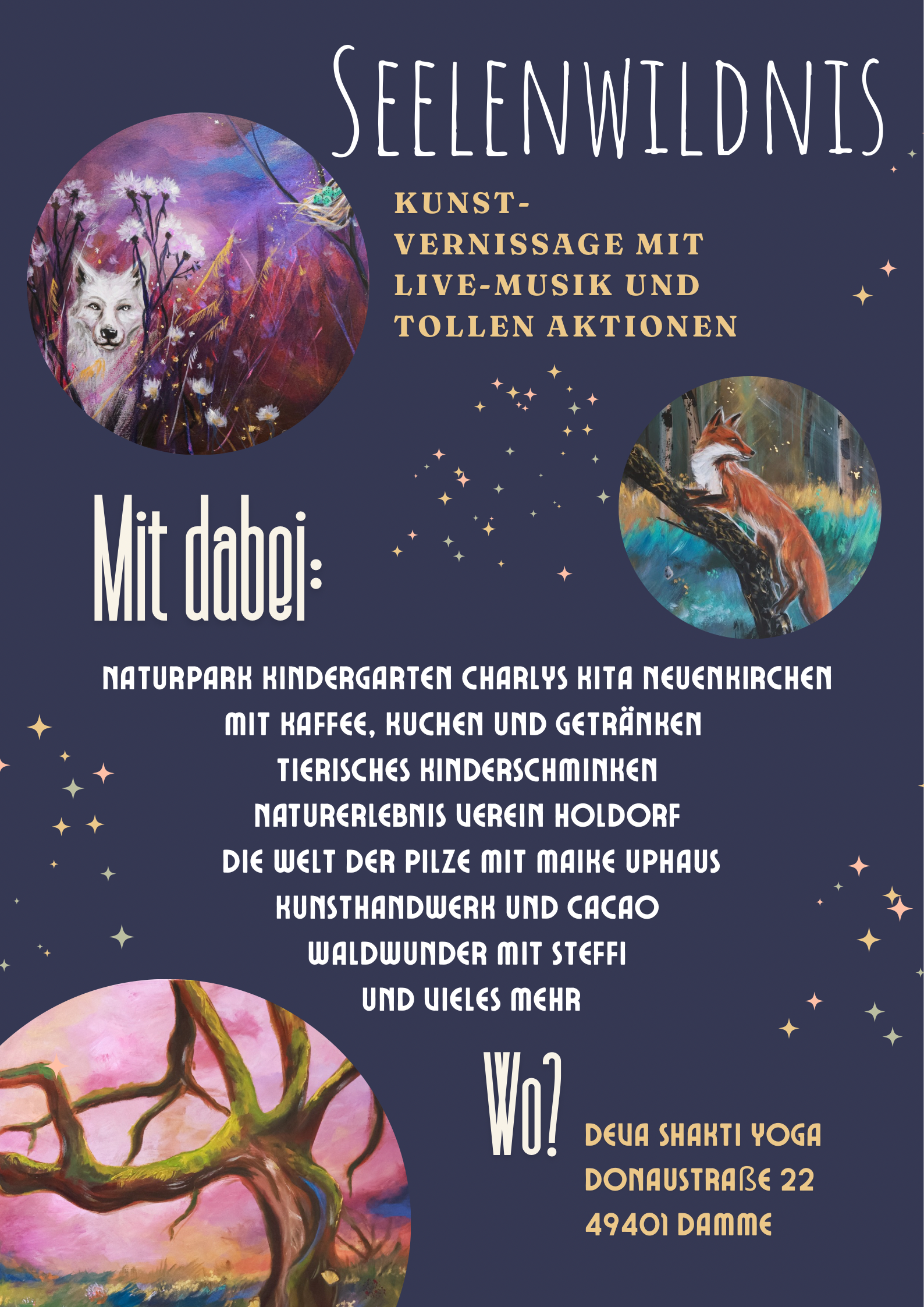 Kunstausstellung Seelenwildnis - in Damme