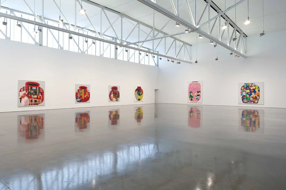 Jonas Wood, installation view at Gagosian on West 24th Street, New York, NY. Artwork © Jonas Wood. Photo: Robert McKeever. Courtesy of the artist and Gagosian.