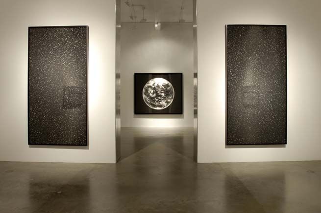 Robert Longo, The Outward and Visible Signs of an Inward and Invisible Grace, installation view, 2006, Metro Pictures. Courtesy of the artist and Metro Pictures, New York.