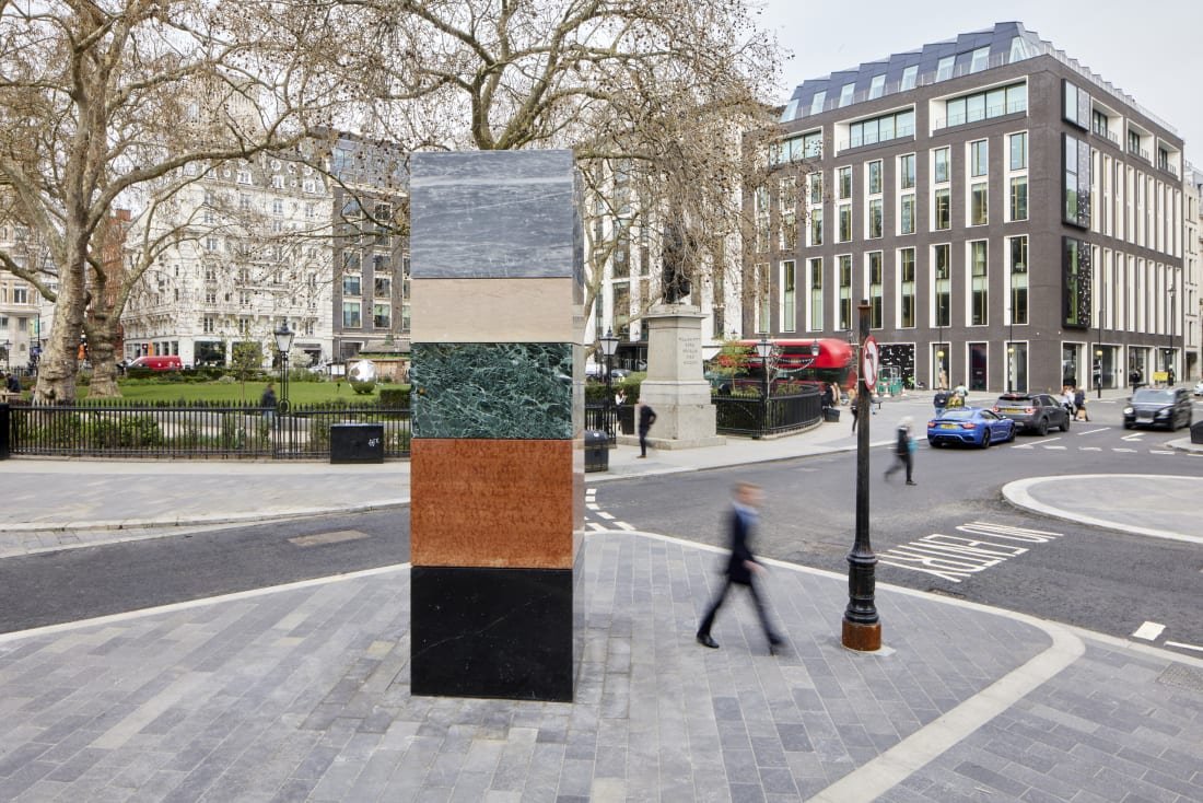 Sean Scully at Hanover Square in London