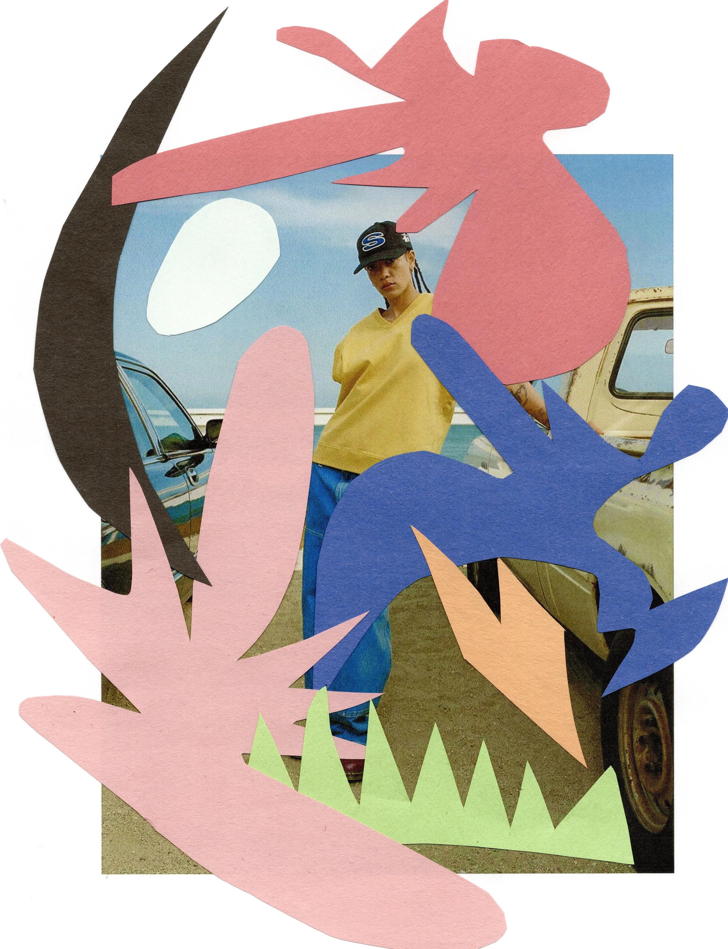 Blind Contour Colored Exercise 1