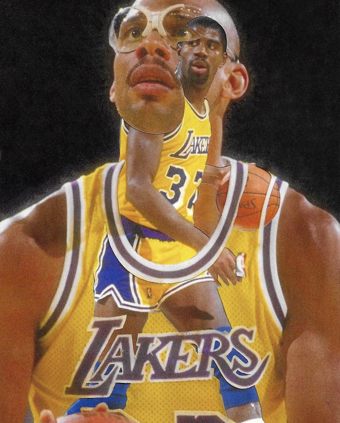 LA Times Lakers 75th Anniversary — Ian Woods Art