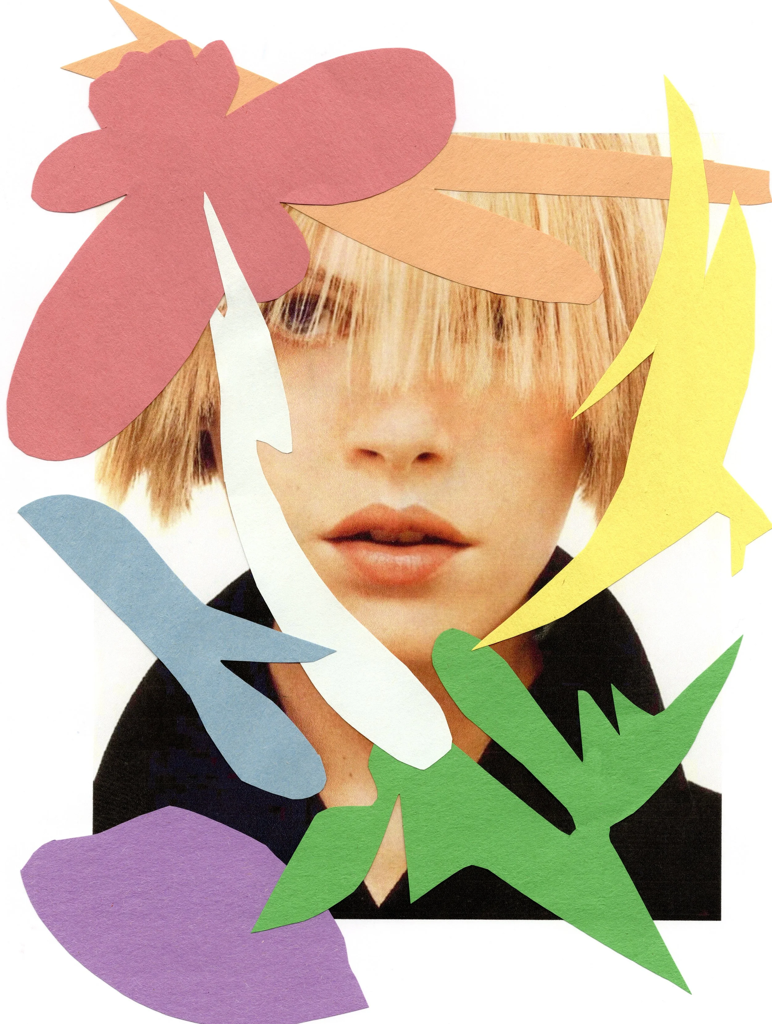 Blind Contour Colored Exercise 2