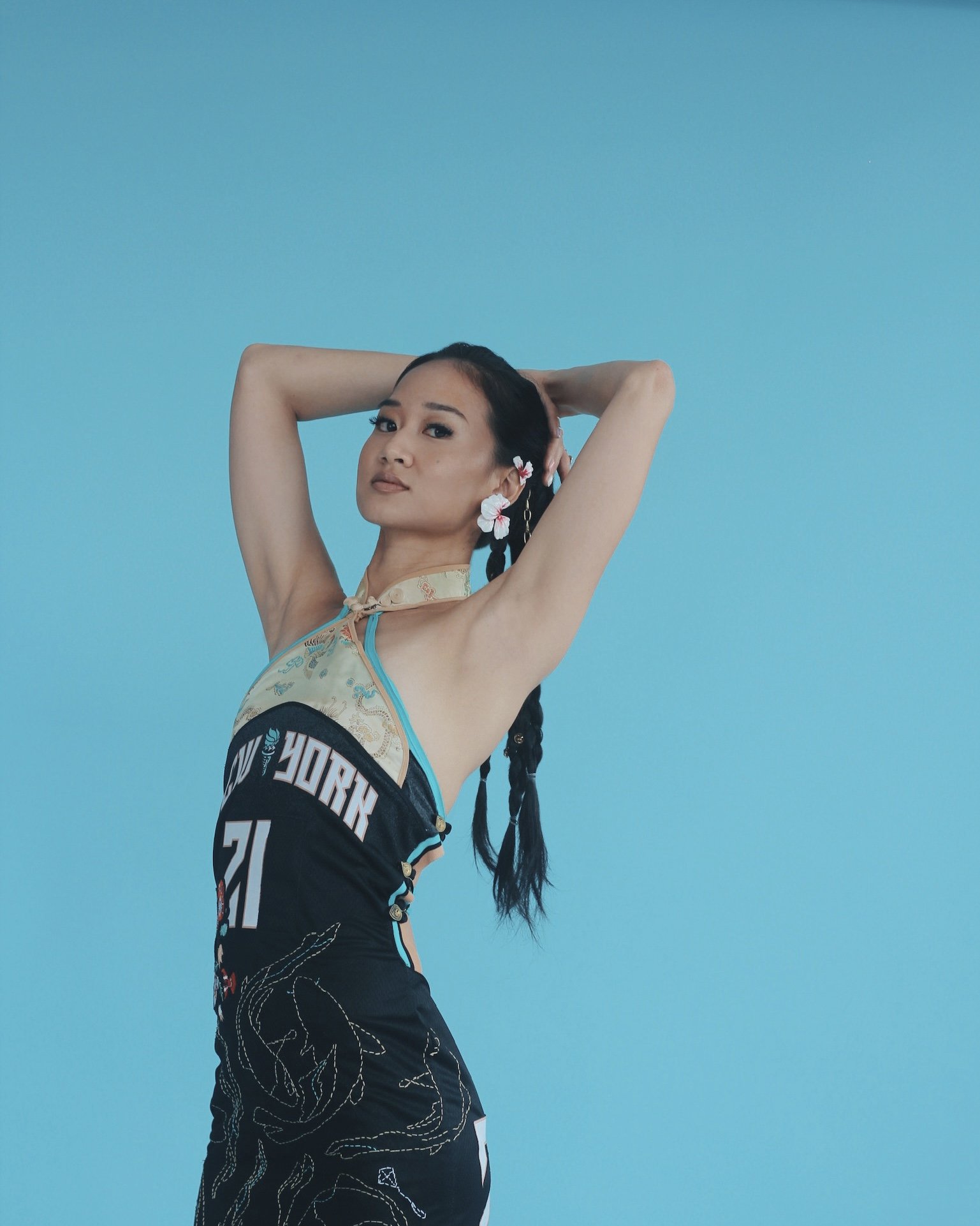 han xu new york liberty qipao jersey