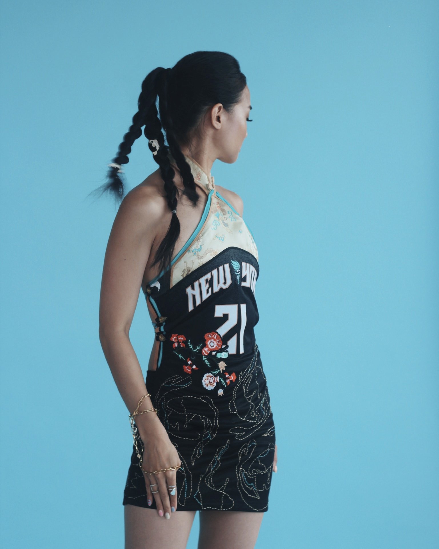 han xu new york liberty qipao jersey