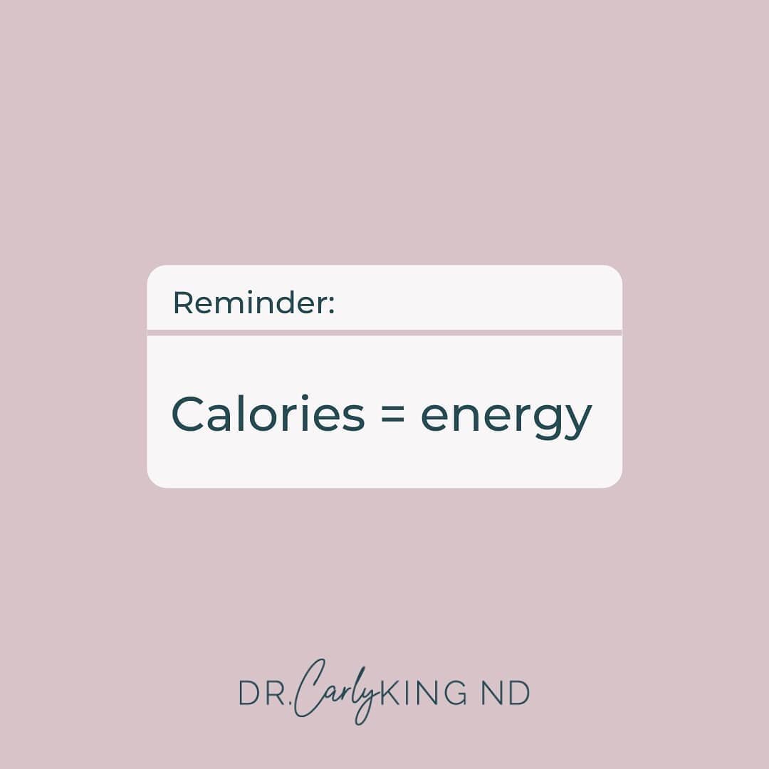 Calories get a bad rap. We restrict them, avoid them, fear them. But ultimately calories are just a unit of energy. Our bodies need calories to fuel our metabolic functions. 

So what happens when we don't eat enough calories?

1. Fatigue 
2. Headach