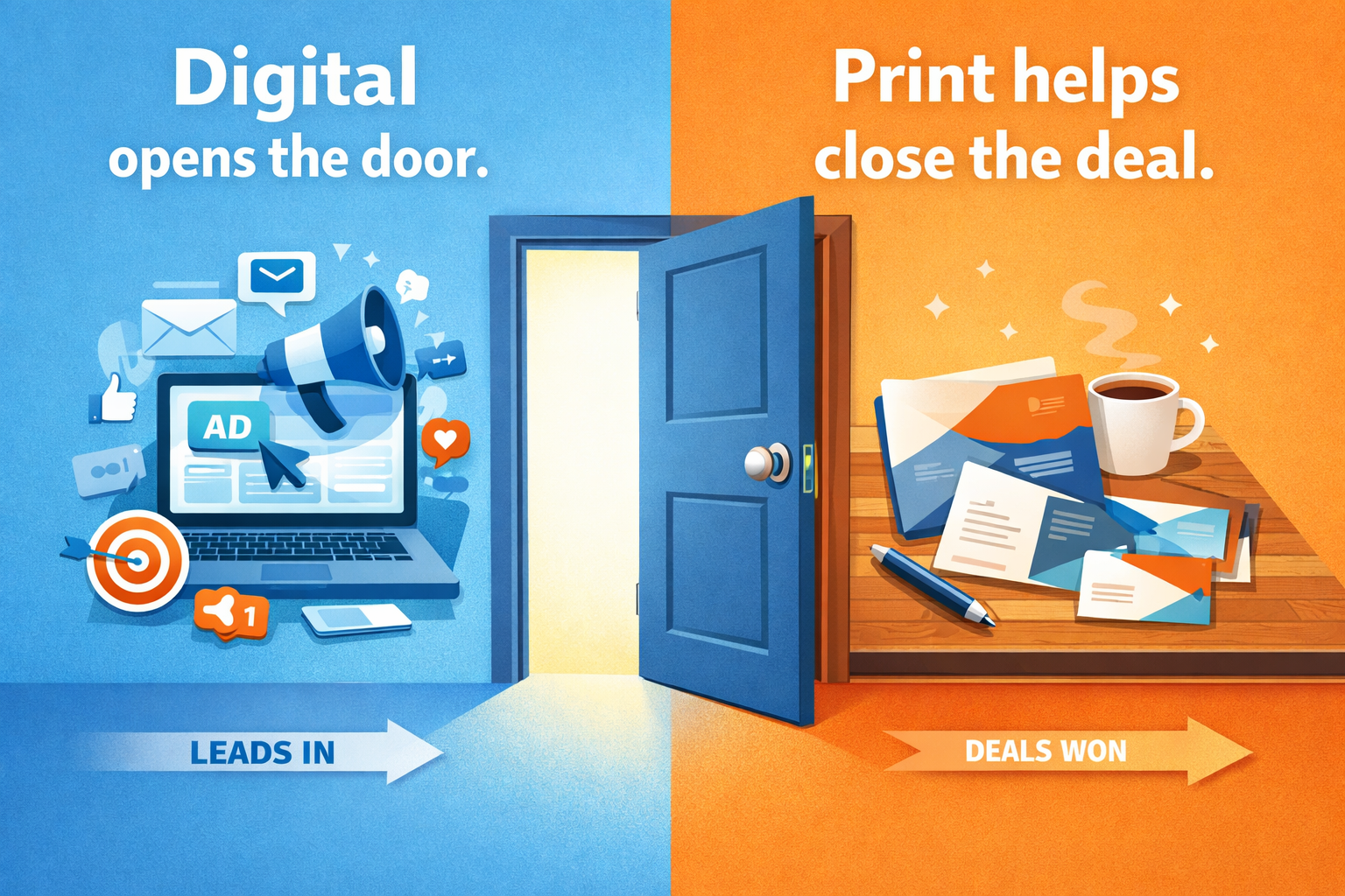 How Print Supports Sales Teams Better Than Digital Alone