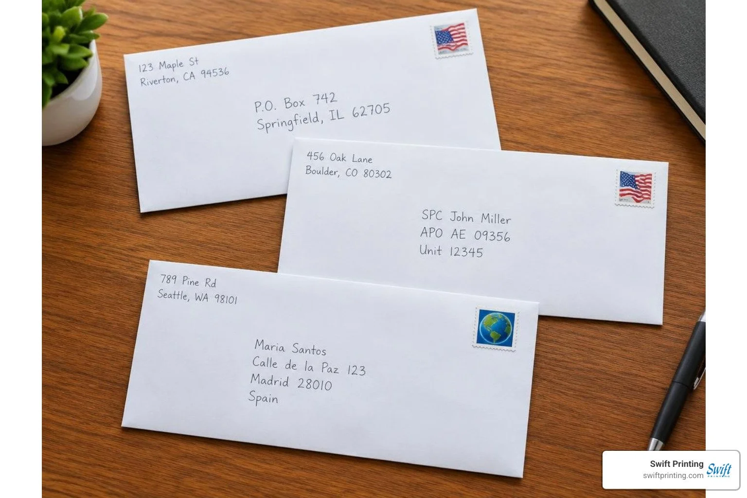 Write Clean Envelope Addresses That Mail Carriers Can Read