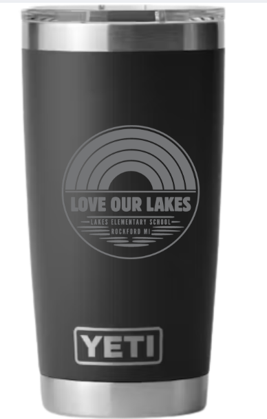 "Love Our Lakes" Engraved Yeti