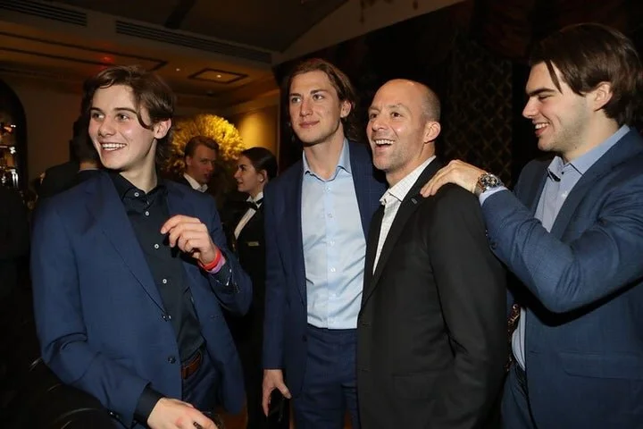 Andy Greene makes a surprise visit to rejoin his teammates at the 2nd Annual Military Ball. (Photo Credits: Andrew Mordzynski)