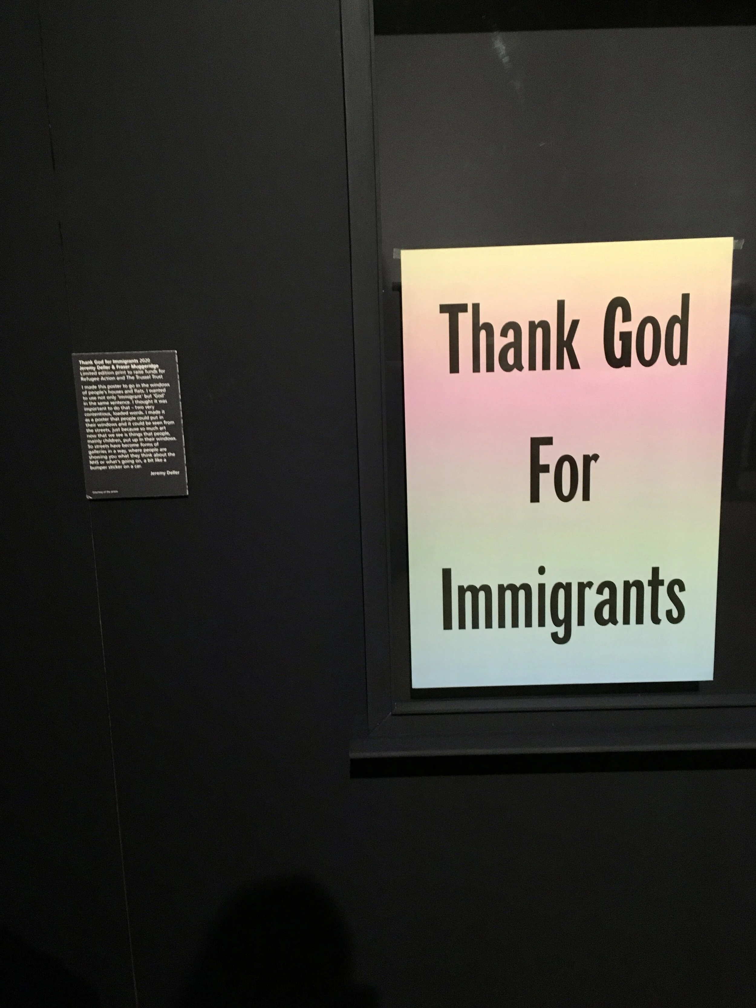Thank God for Immigrants Jeremy Deller