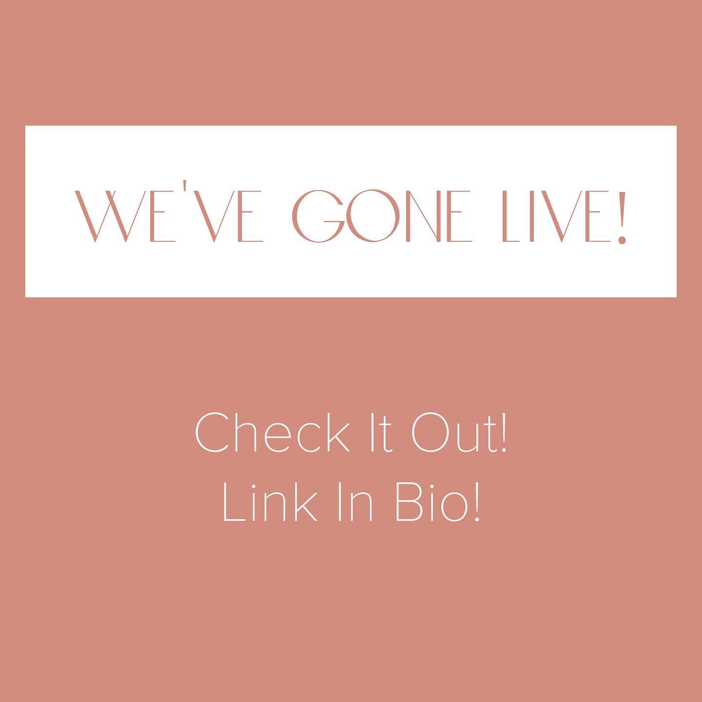 We&rsquo;ve Gone Live!
Website in Bio!
Visite o Website!