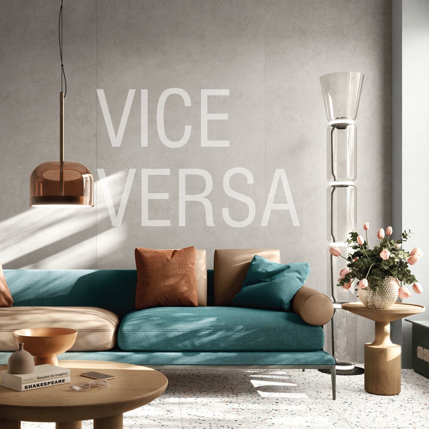 Viceversa porcelain Tile from Italy. The neutral appearance makes this
 collection a creative, versatile, eclectic
 resource for both architecture and
interior design projects. Available in 8 colours and the following sizes:
24&rdquo; x 24&rdquo;
24&