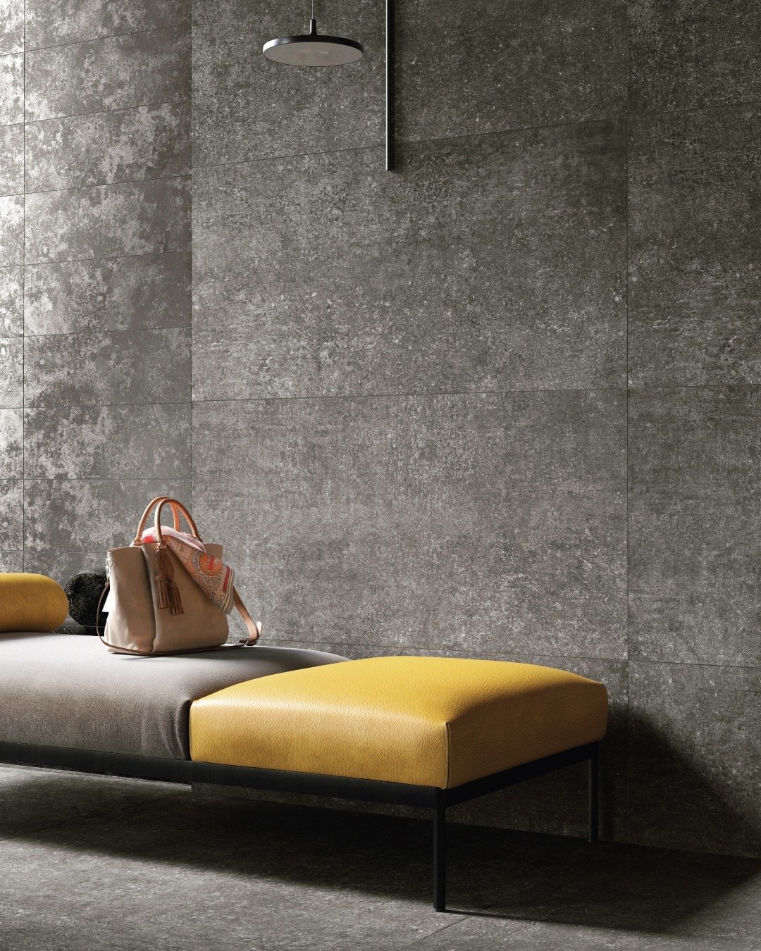 julian_tile
Nyuma porcelain tile from Italy reinterprets the composition of the classic concrete casting, inspired by the aesthetics of the the formwork.
Available at Julian Tile in 6 colors and 2 sizes &ndash; 24&rdquo; x 24&rdquo; and 12&rdquo; x 2