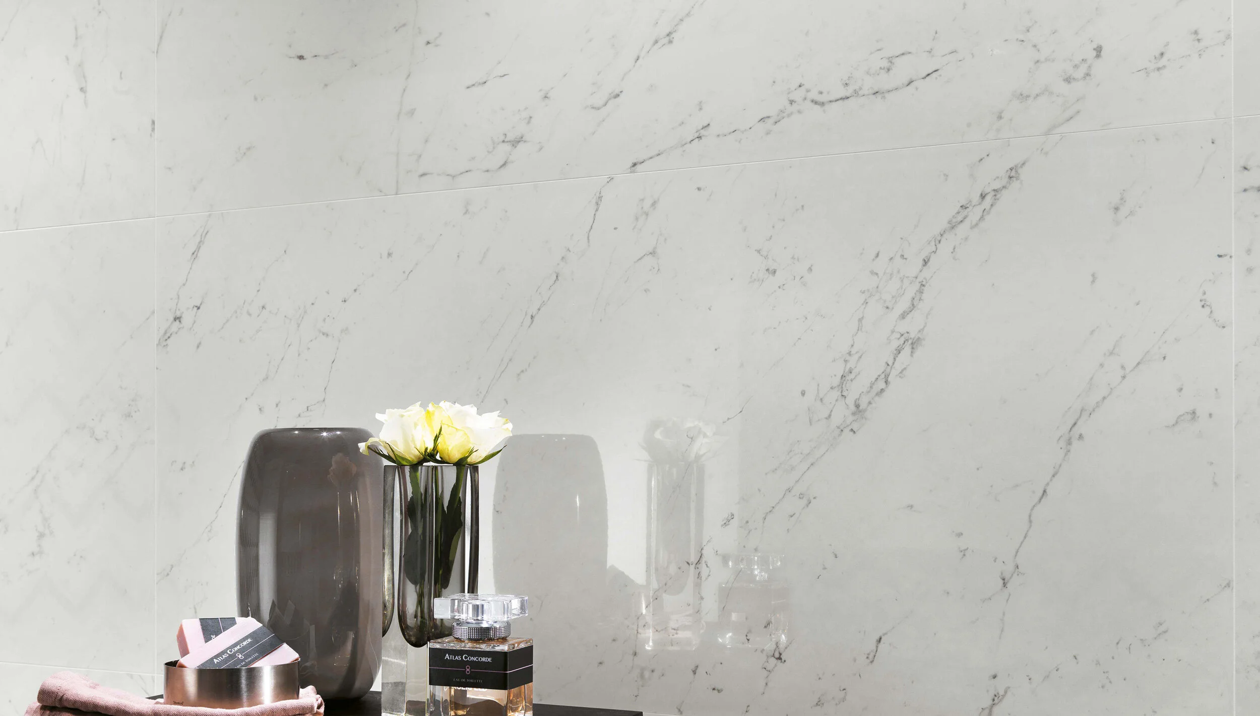 unoa 【Marble stone】No sleeve design FuStone Marble Tiles Interlocking Pebble Decorative Tiles