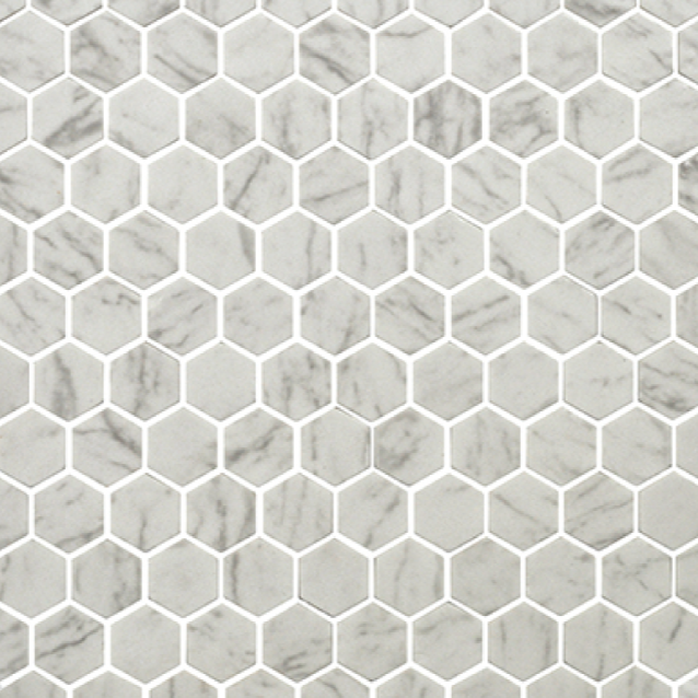 onix hex glass mosaic