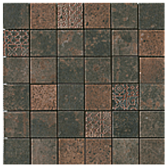 iron porcelain mosaic