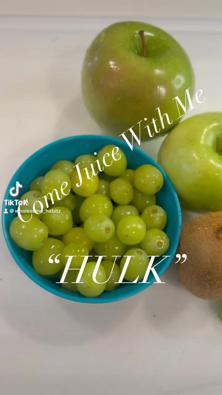 π§π₯€Come Juice With Meπ§π₯€
ππ₯π₯¬ππ₯HULKππ₯π₯¬ππ₯
1 Handful of Green Grapes
1 Mini Cucumber
2 Green Apples
3 Stalks of Celery
1 Kiwi
#juicing #juicingrecipes #juicingtiktok #juicingforhealth #juicingtutorials #juicingforhealing #juicingtutorial