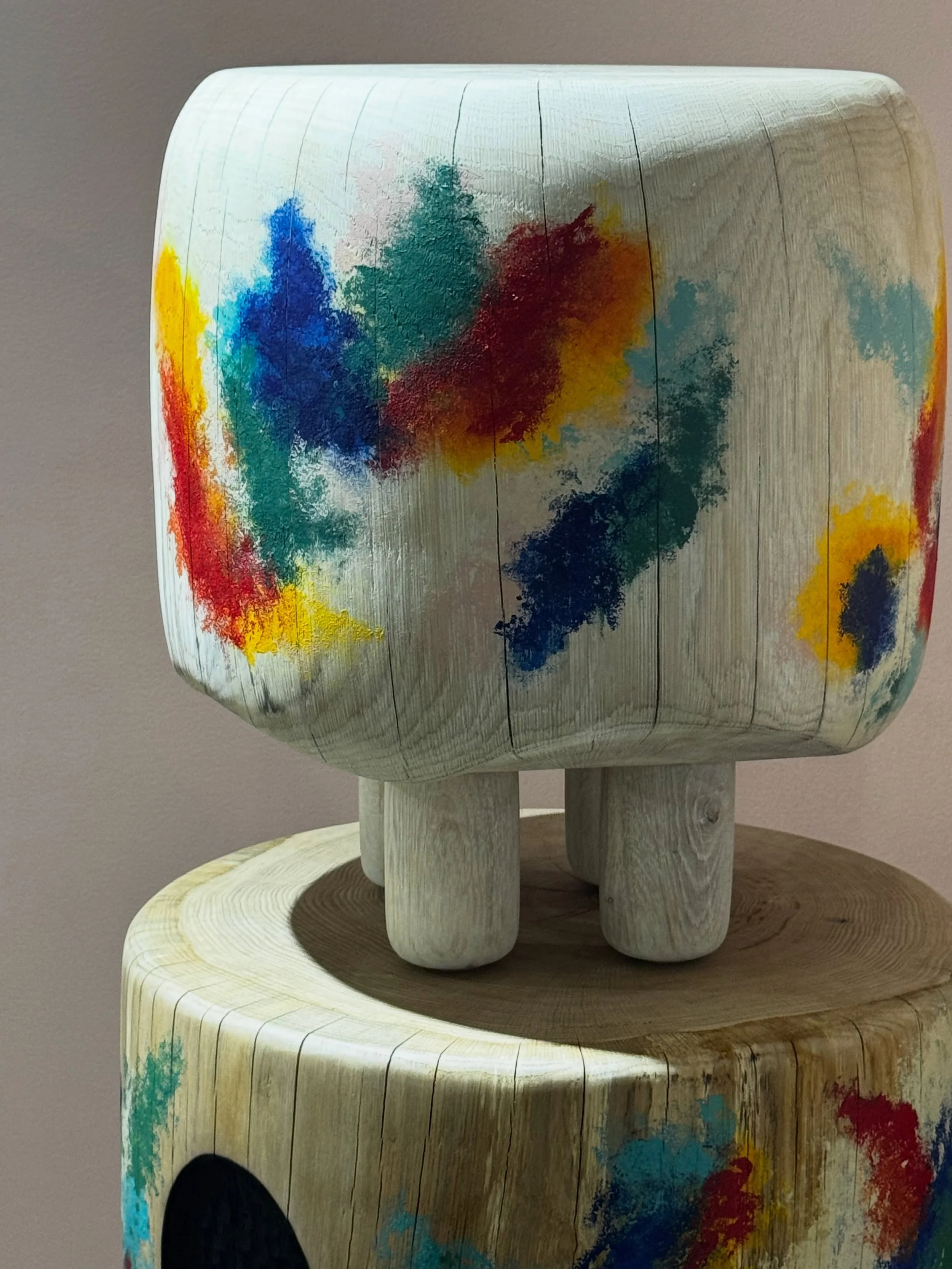 Another post from #NYCxDesign Week. The @icff_official and @wanteddesign shows highlighted some captivating pieces. Whimsy, fun, colorful, and creatively sophisticated.

Shown in order: 

1. Stool from @ora.house.furniture 
2. Bench from @sam_indaman
