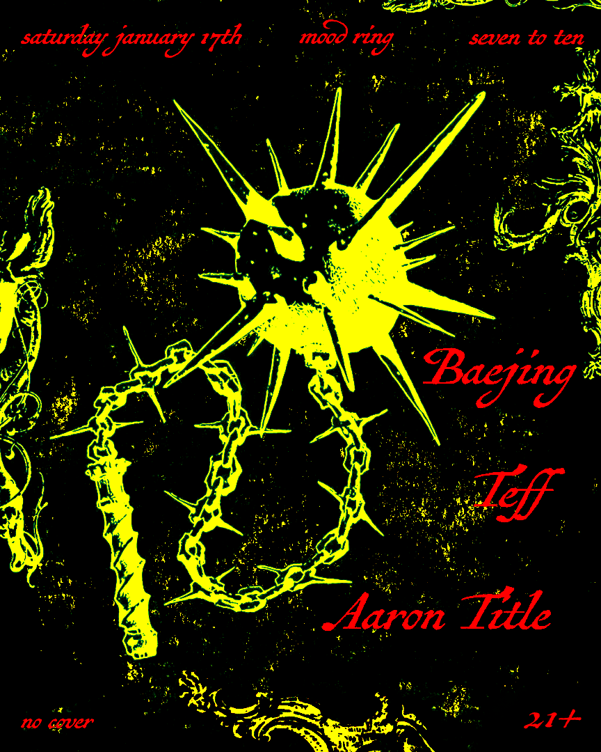 [happy hour] Queer New Year with Aaron Title, Teff, Bae Jing