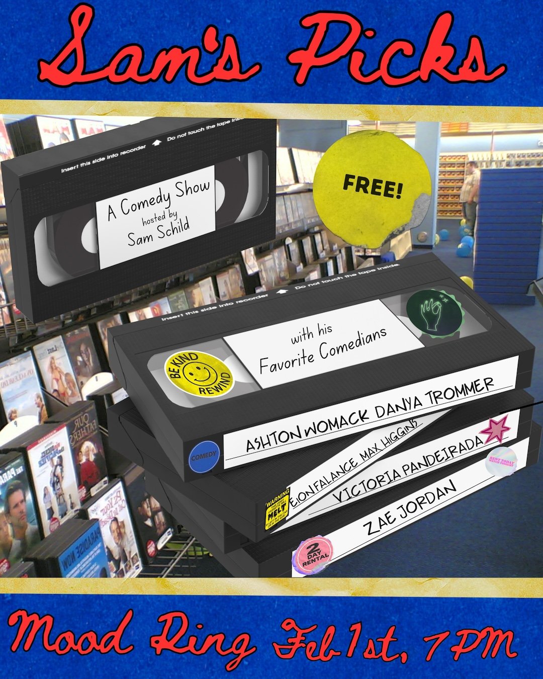 [happy hour] Sam's Picks Comedy Show