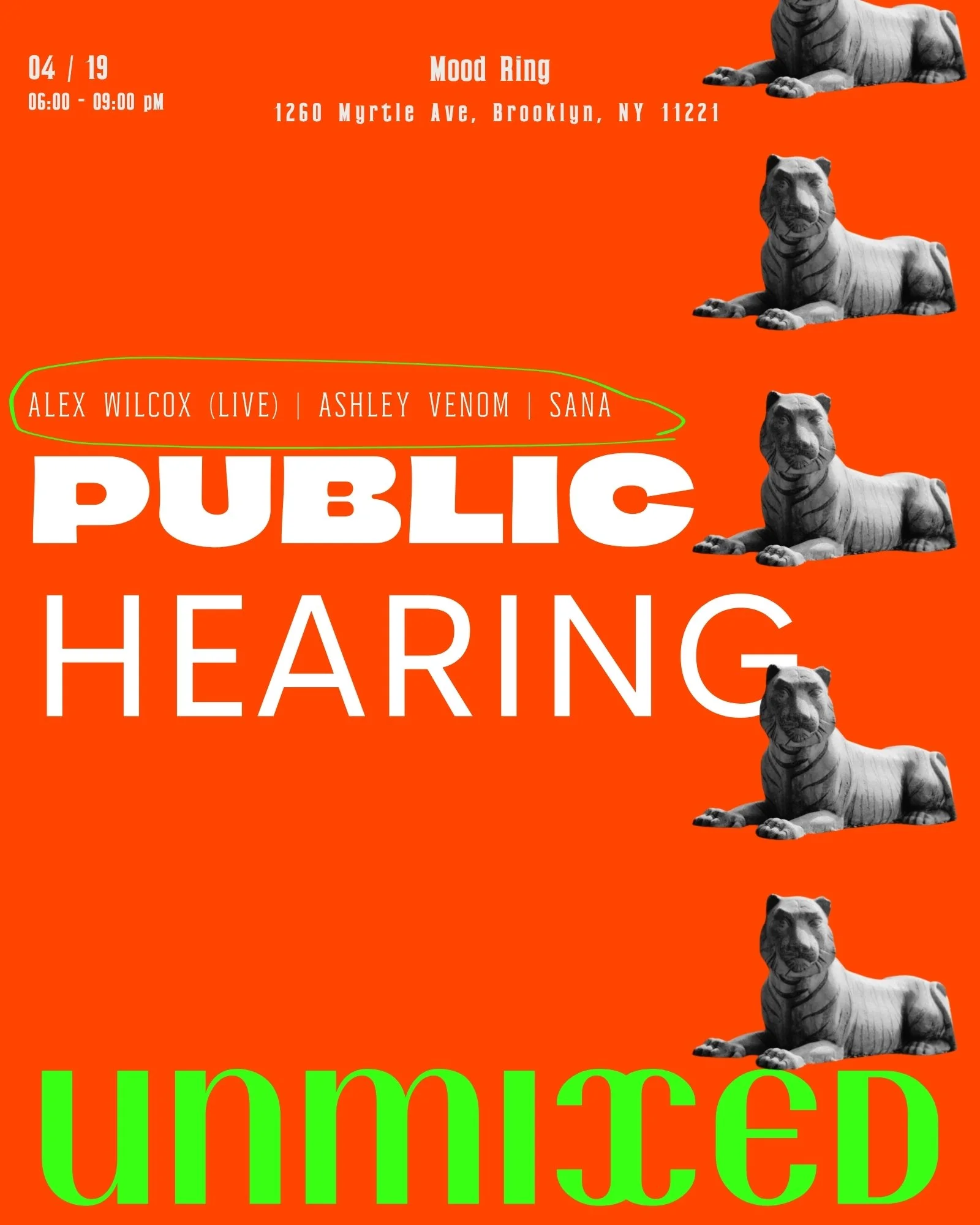 [happy hour] PUBLIC HEARING: unmixed