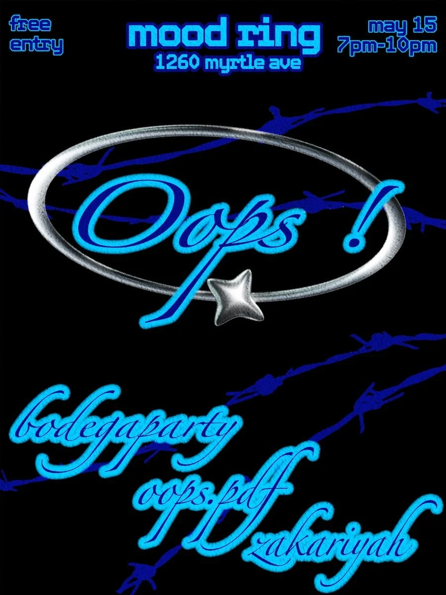 [happy hour] oops! presents: Bodegaparty, oops.pdf, zakariyah
