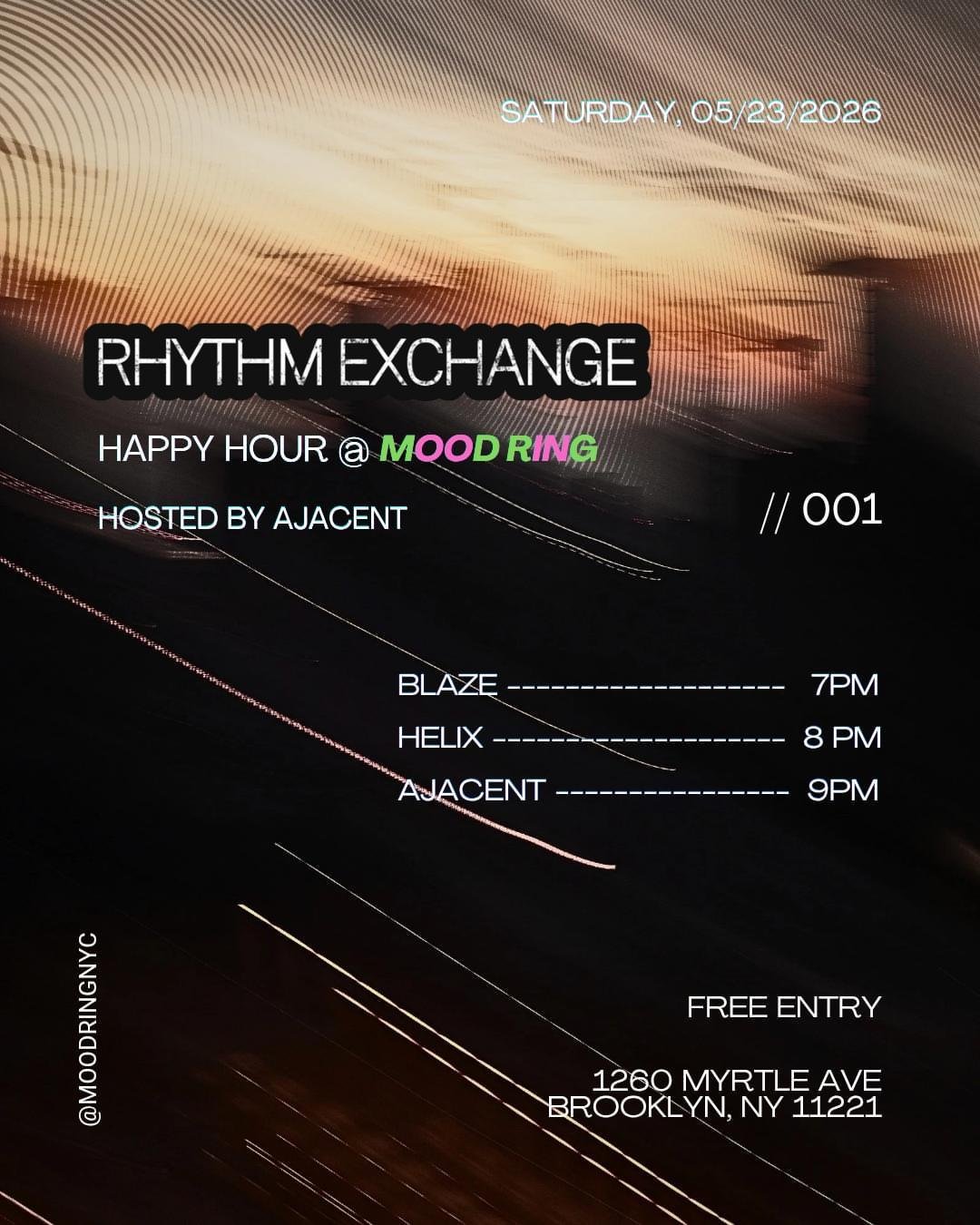 [happy hour] RHYTHM EXCHANGE