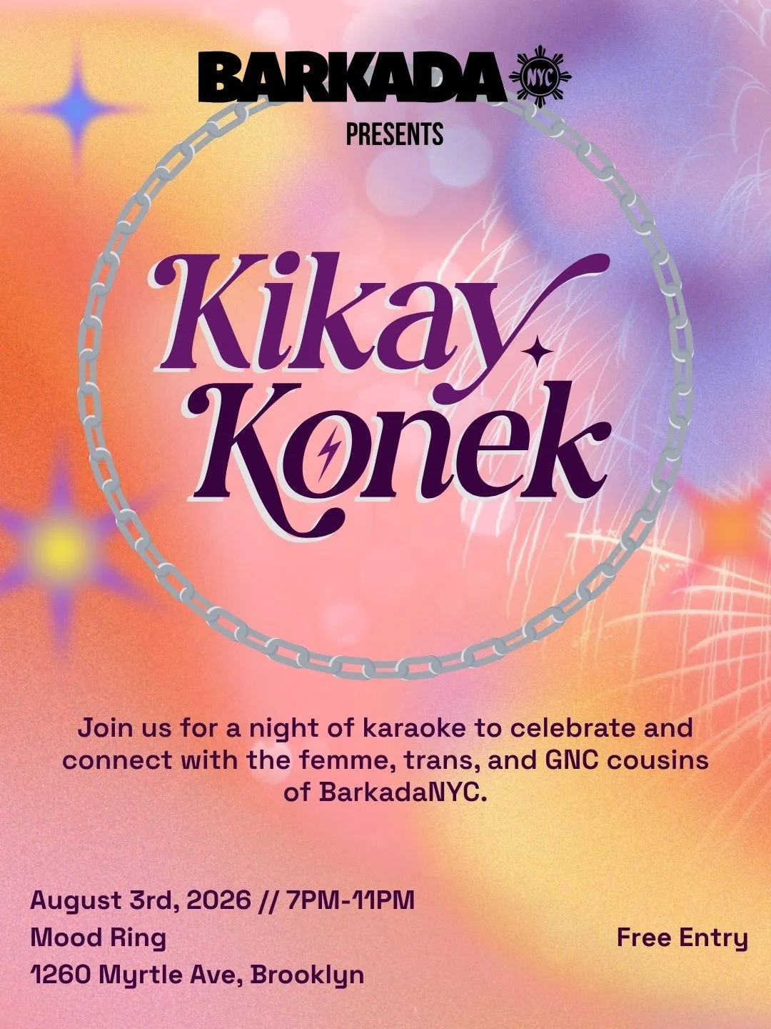 [happy hour] BarkadaNYC presents Kikay Konek: Karaoke Mixer