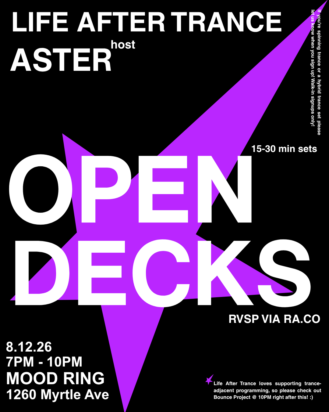 [happy hour] LIFE AFTER TRANCE Open Decks