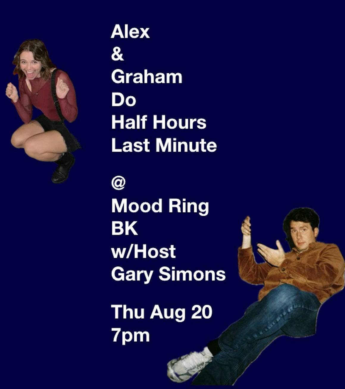 [happy hour] Comedy with Alex & Graham