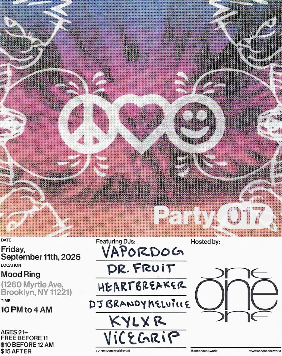 ONEONEONE PRESENTS: PARTY017