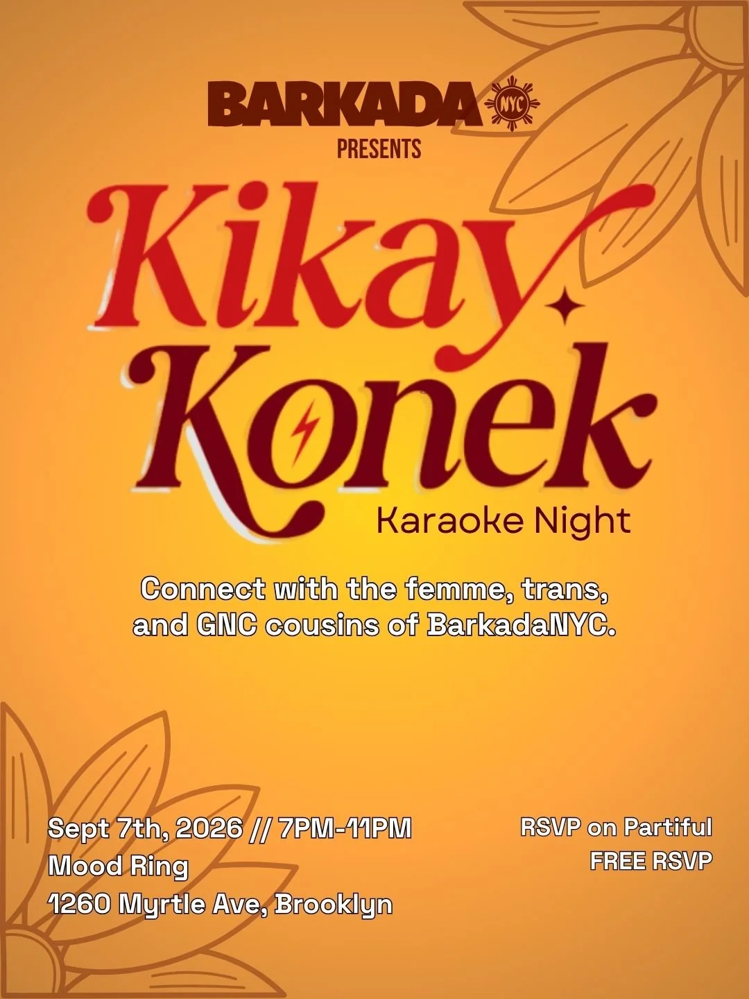 [happy hour] BarkadaNYC presents Kikay Konek: Karaoke Mixer