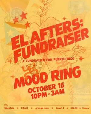 EL AFTERS: A FUNDRAISER FOR PUERTO RICO at Mood Ring