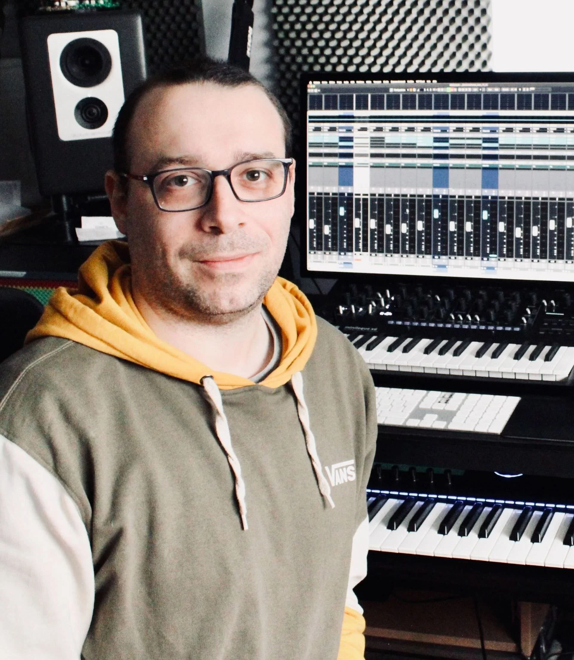 Picture of Fractal Edge Composer Mathieu Hallouin.