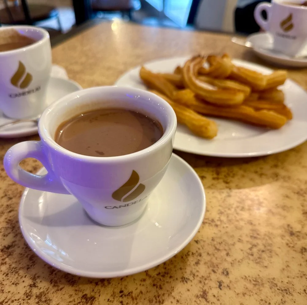 Hot chocolate &amp; Churros 